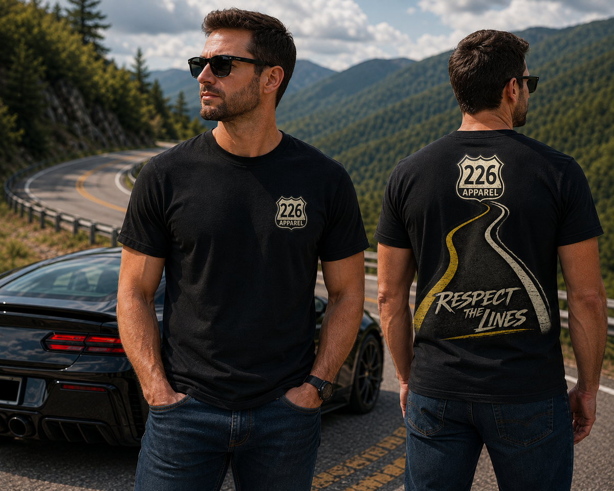 226 Apparel Respect the Lines tee